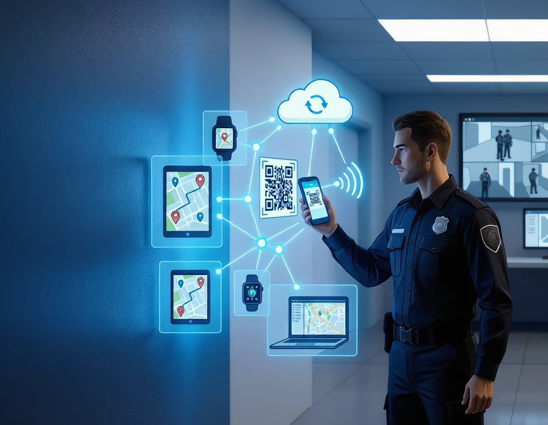 Background image description